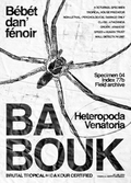 Bébét dan' fénoir - Afiche ile de la Réunion Babouk