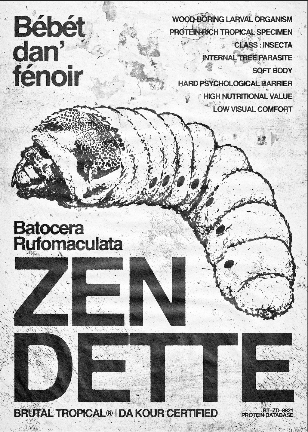 Bébét dan' fénoir - Reunion island art 